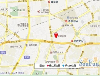 沈阳北站商圈华府天地写字楼(原华锐世界城)租金是多少区域核心位置